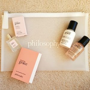 PHILOSOPHY Amazing Grace Intense, Bath & Shower Gel, Body Emulsion Lotion, Pouch